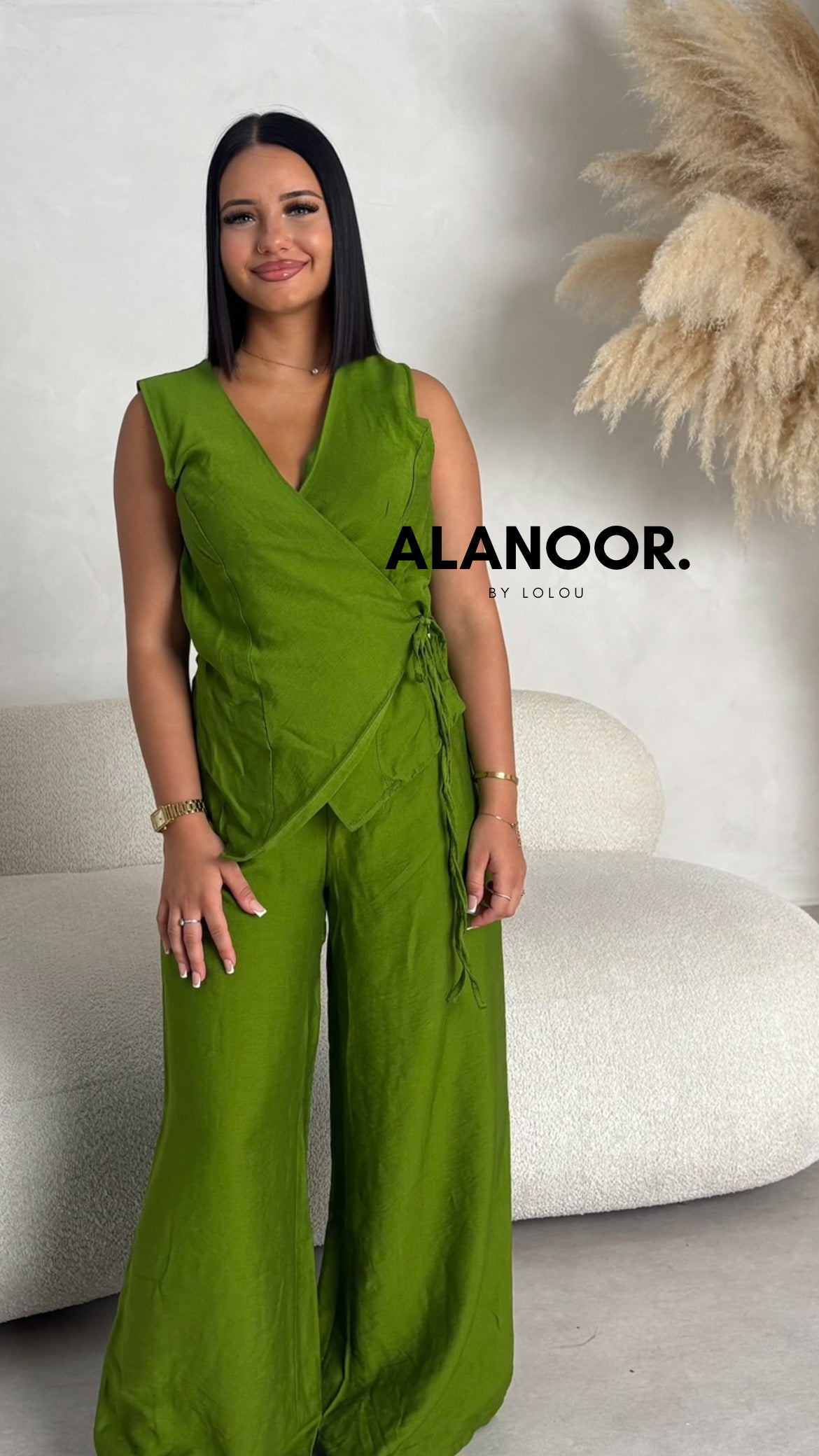 Conjunto Yasmine verde