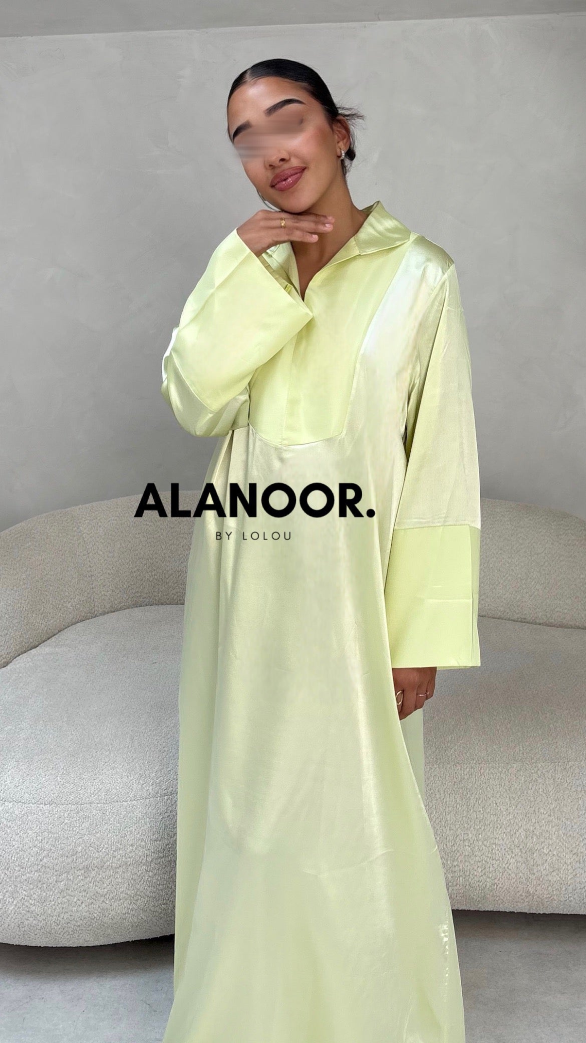 Vestido satinado LIMA