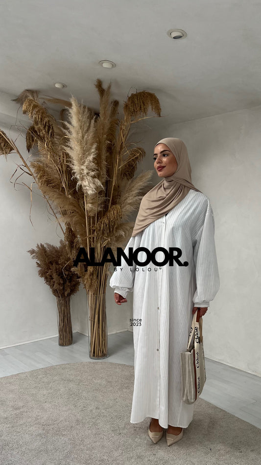 Vestido Rayas blanco
