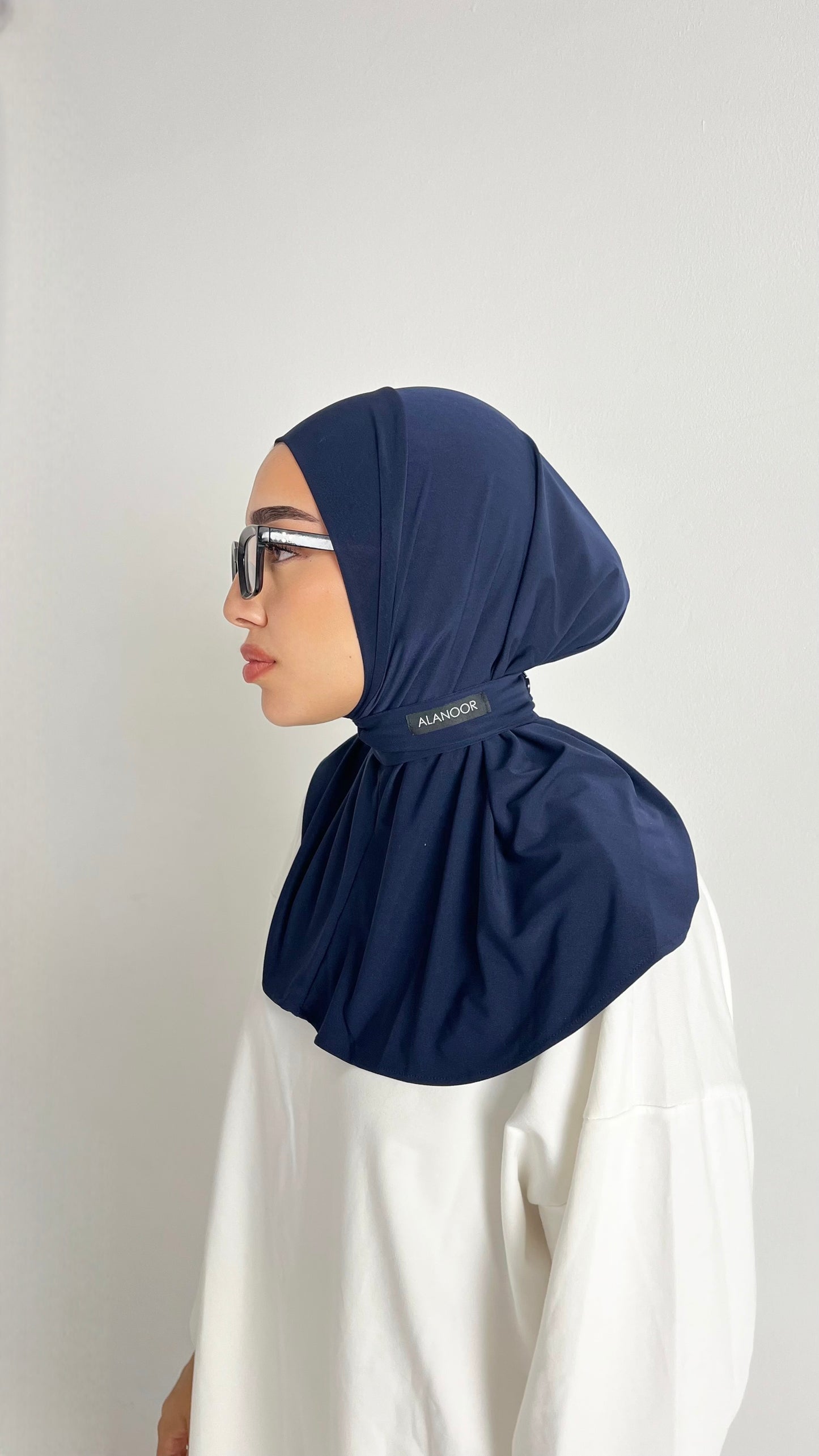 Hijab Instant ALANOOR Azul