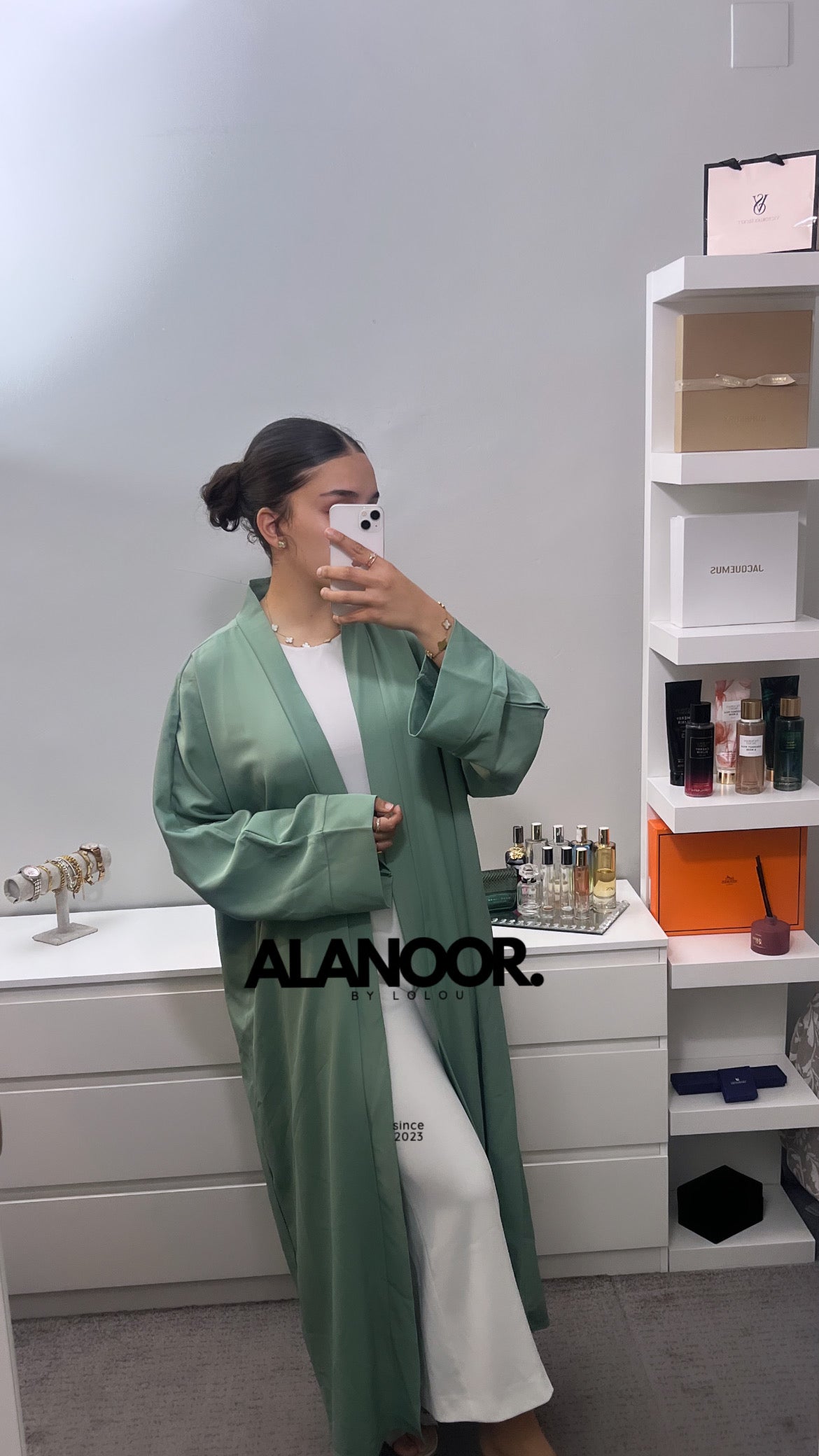 Kimono Gio verde agua