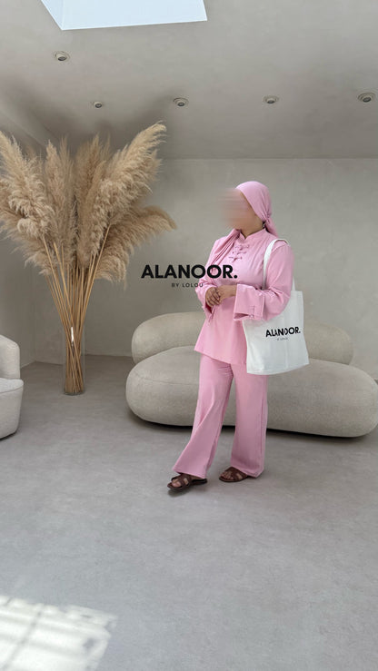 Burkini 3 piezas rosa