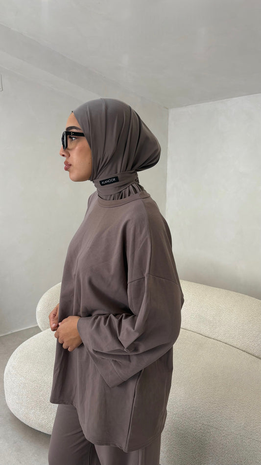 Hijab Instant ALANOOR Taupe