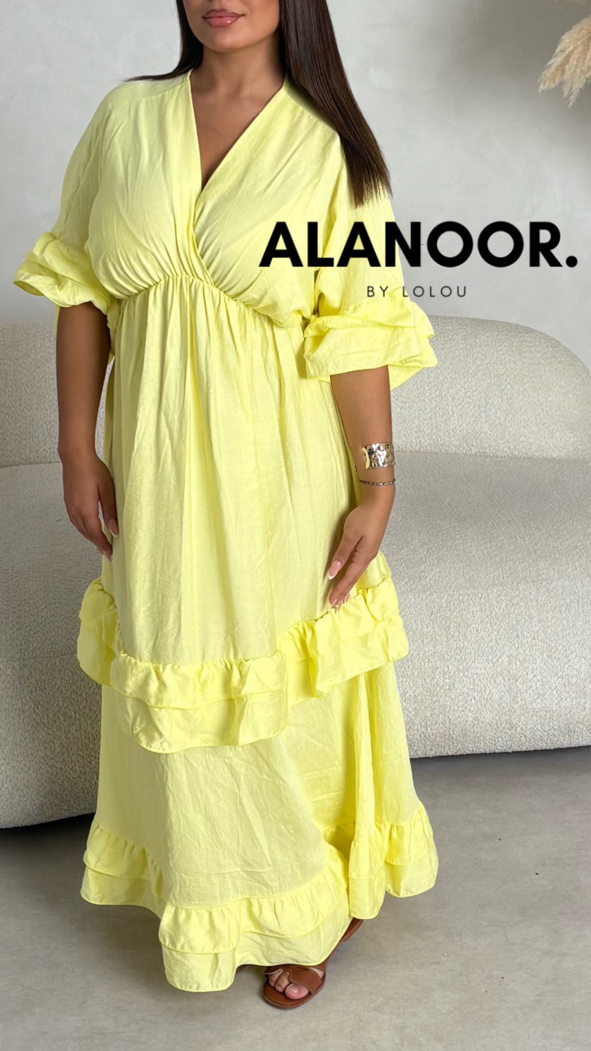 Vestido Sol Janeiro – Amarillo Pastel