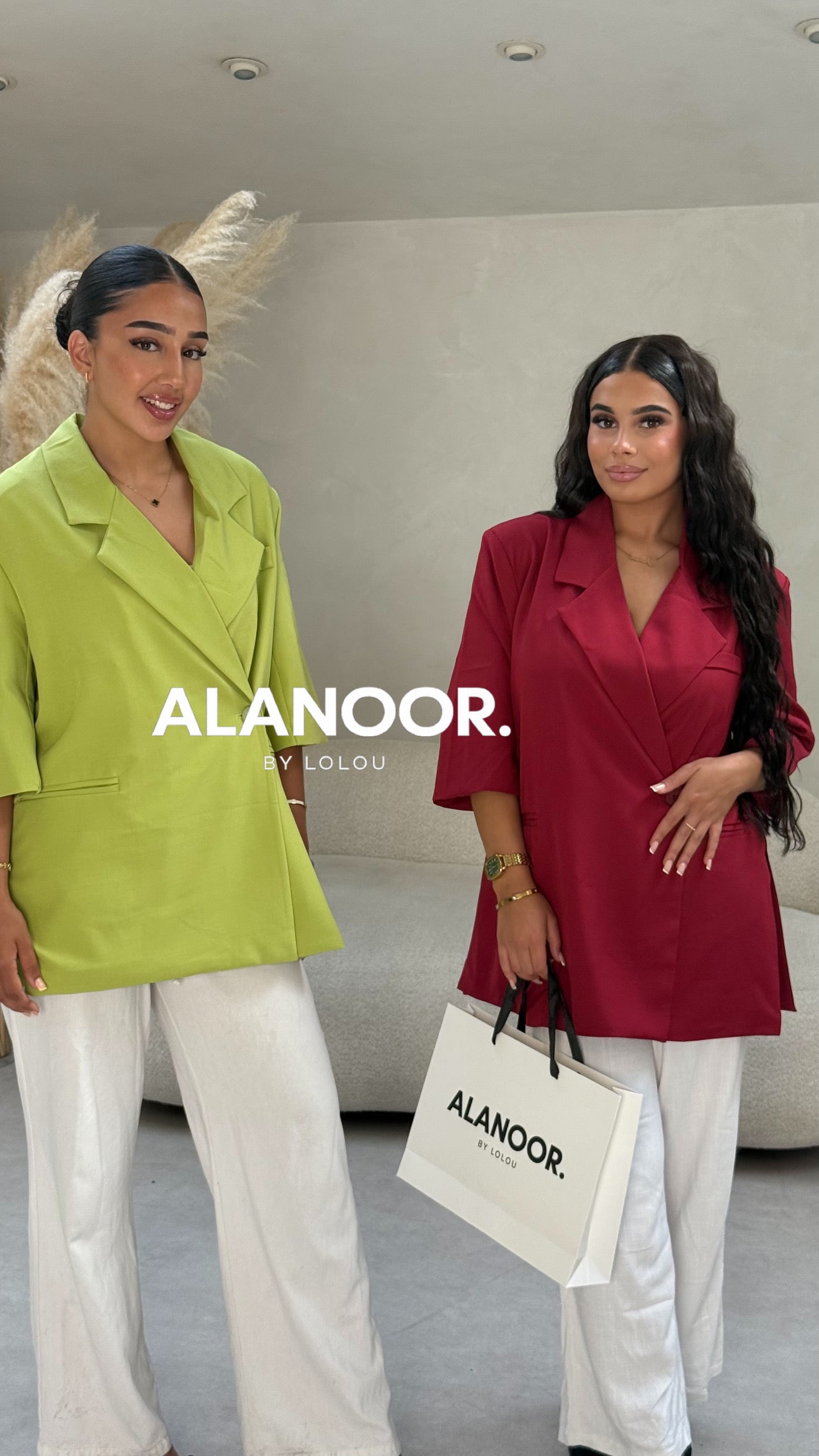 BLAZER OVERSIZE MANGA CORTA VERDE LIMA