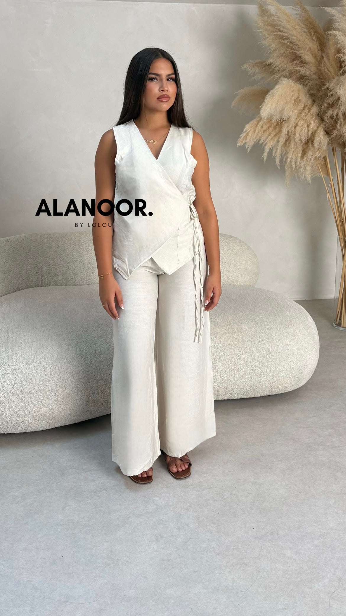 Conjunto Yasmine beige
