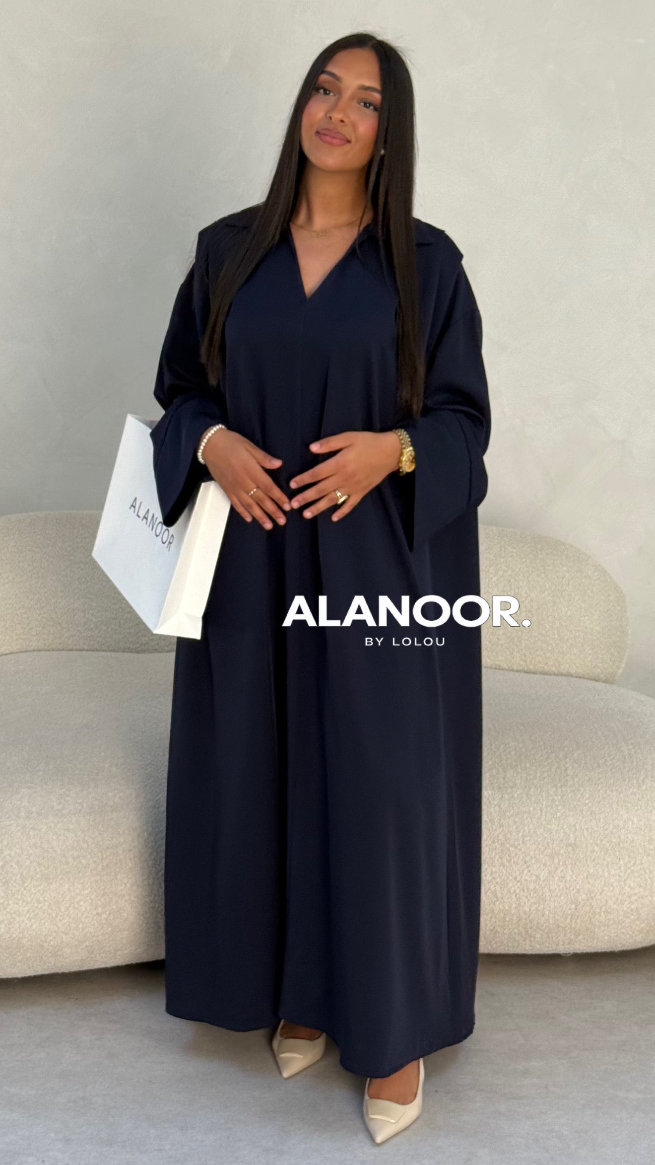 Abaya modesty azul