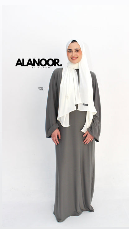 ABAYA JERSEY GRIS