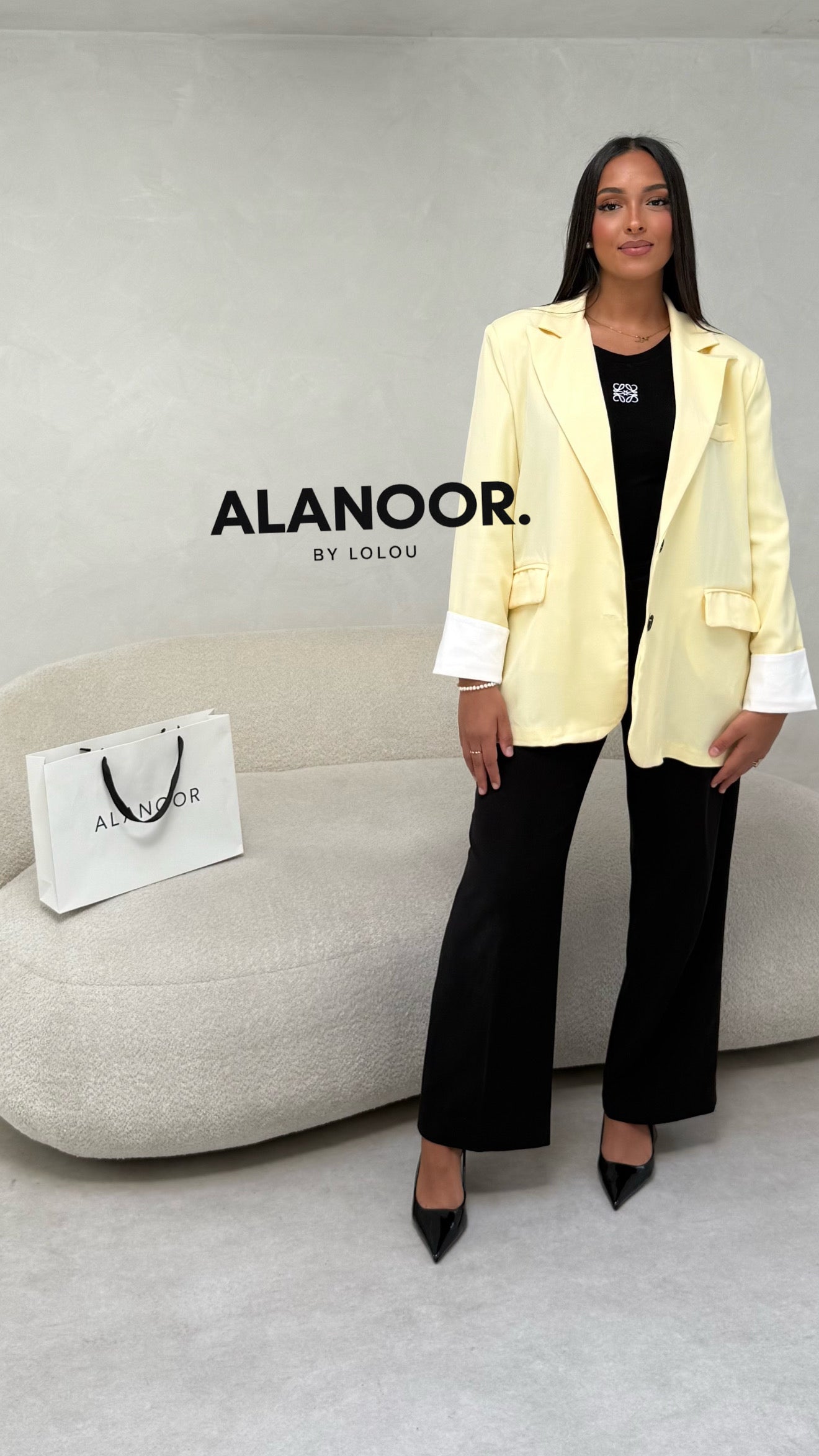 BLAZER OVERSIZE AMARILLO