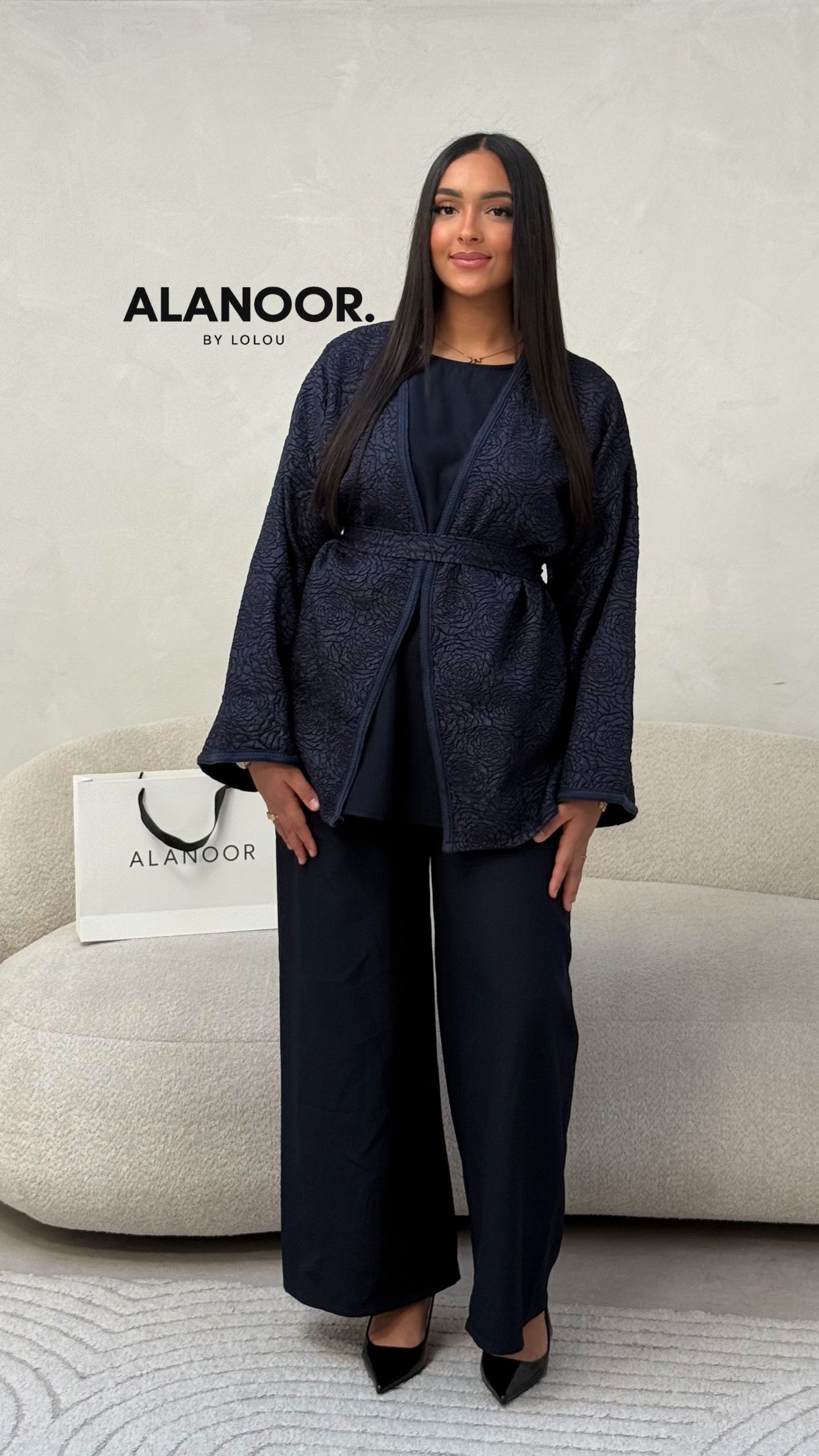 CONJUNTO BORDADO AZUL