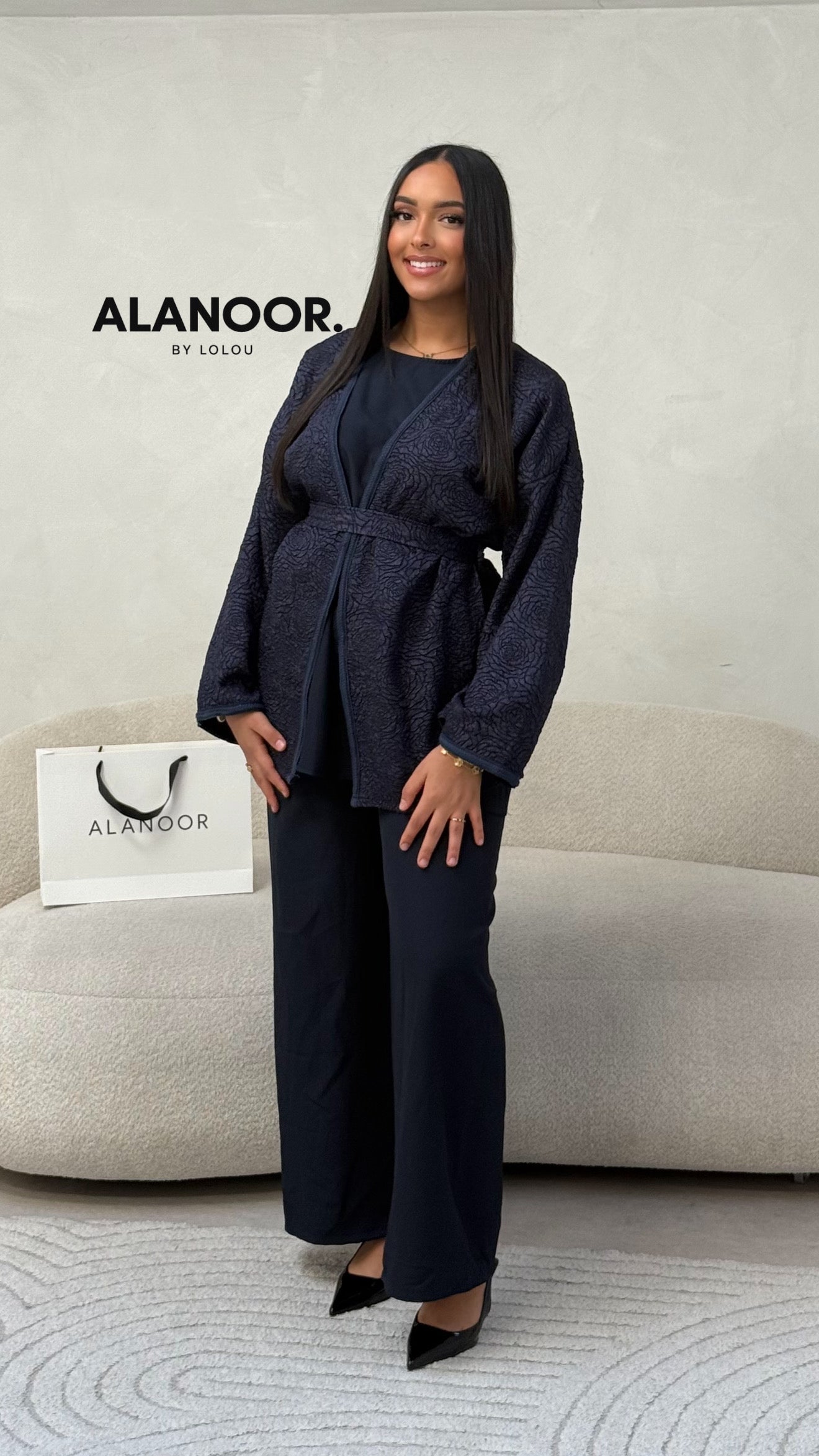 CONJUNTO BORDADO AZUL