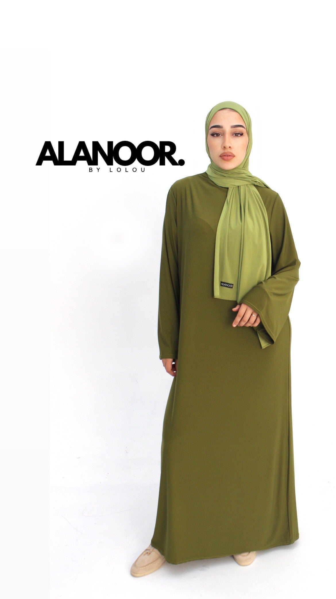 ABAYA JERSEY VERDE OLIVA