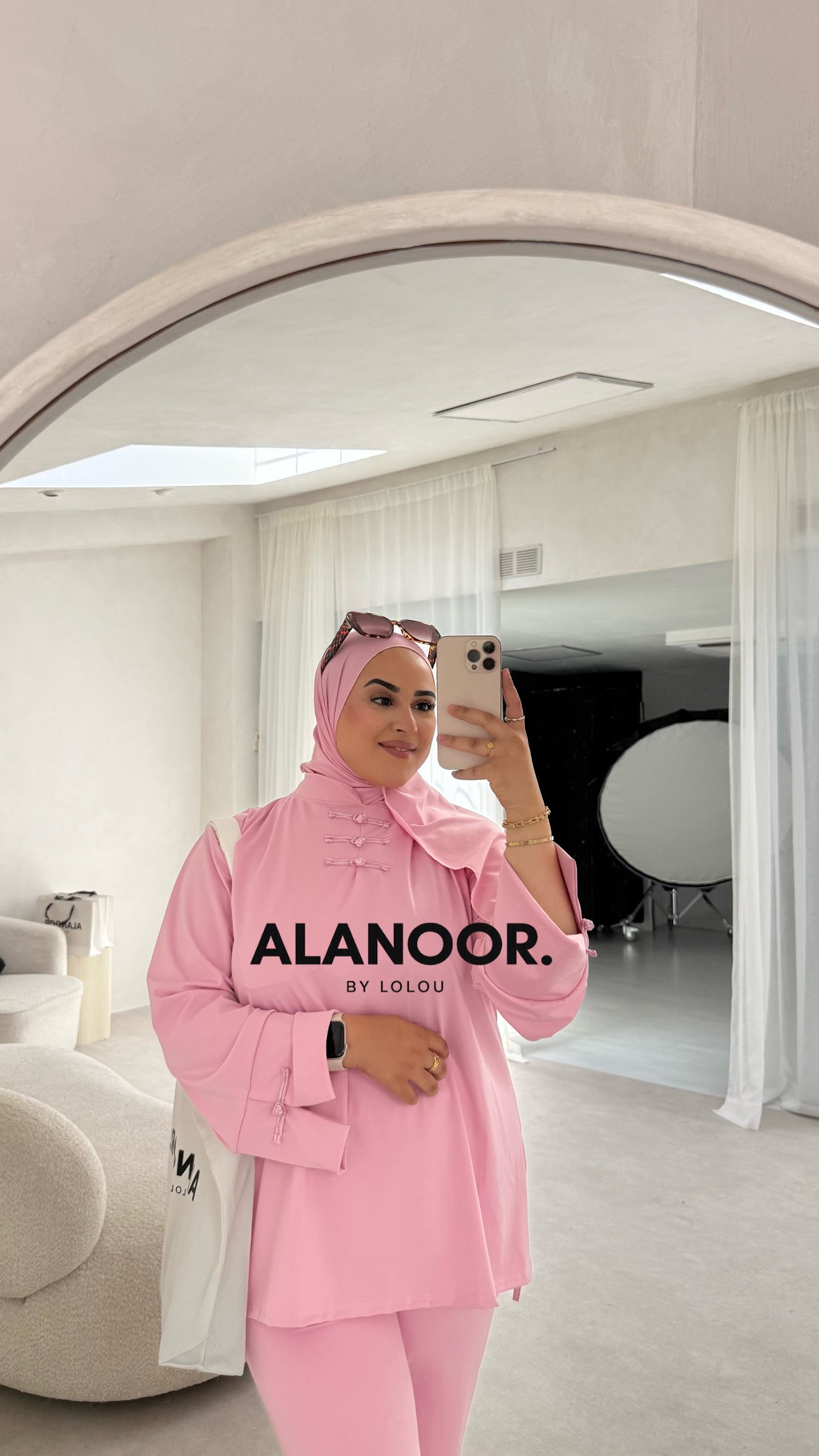 Burkini 3 piezas rosa
