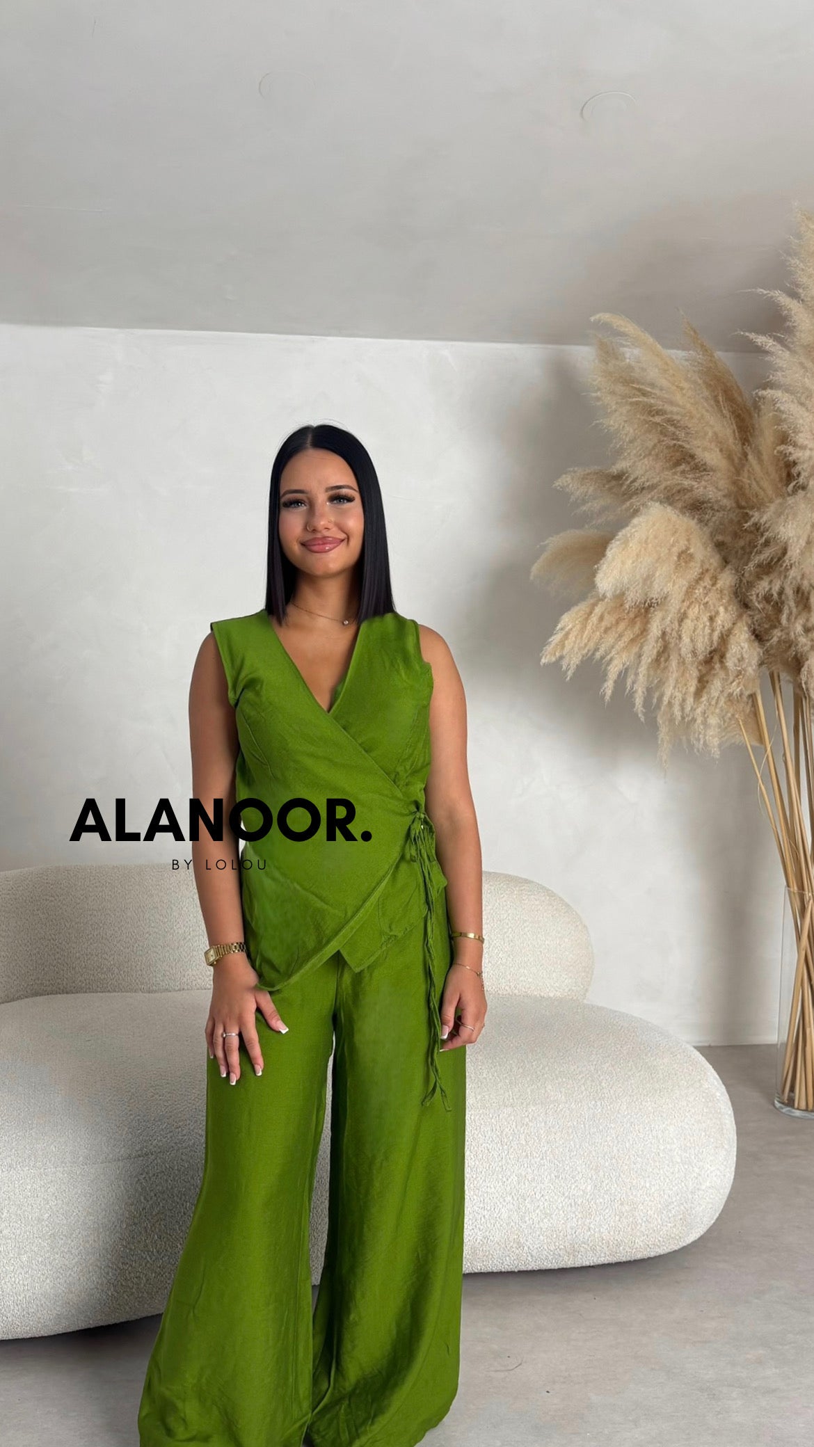 Conjunto Yasmine verde