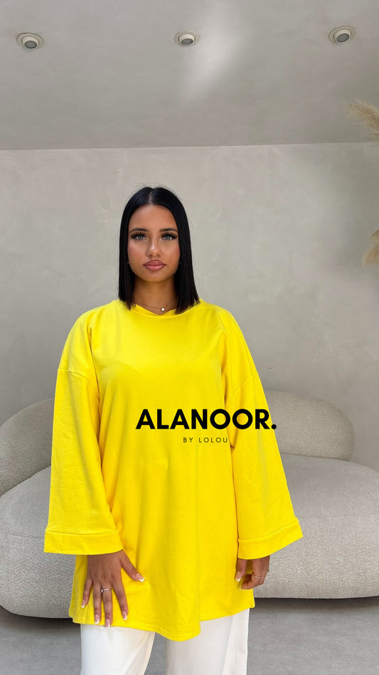 Camisa Oversize amarillo
