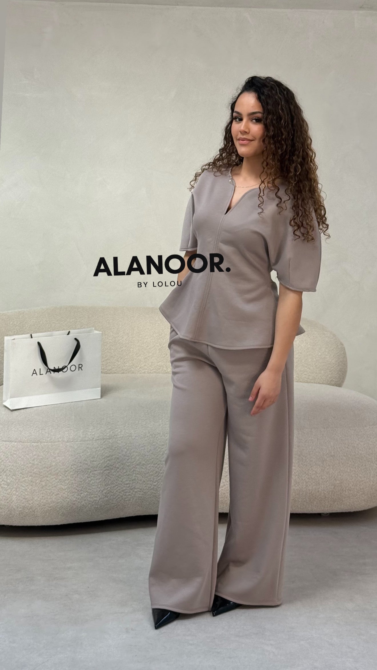Conjunto Miss Taupe