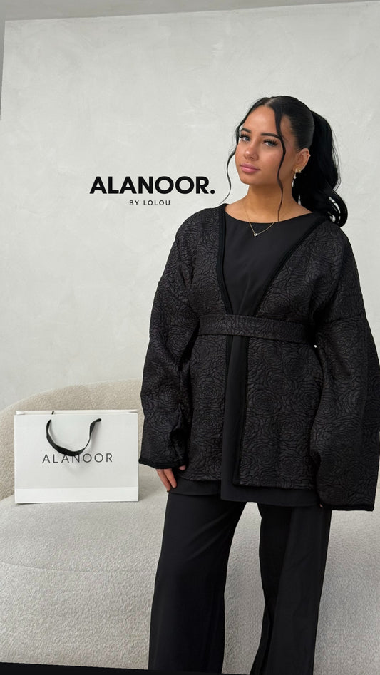 CONJUNTO BORDADO NEGRO