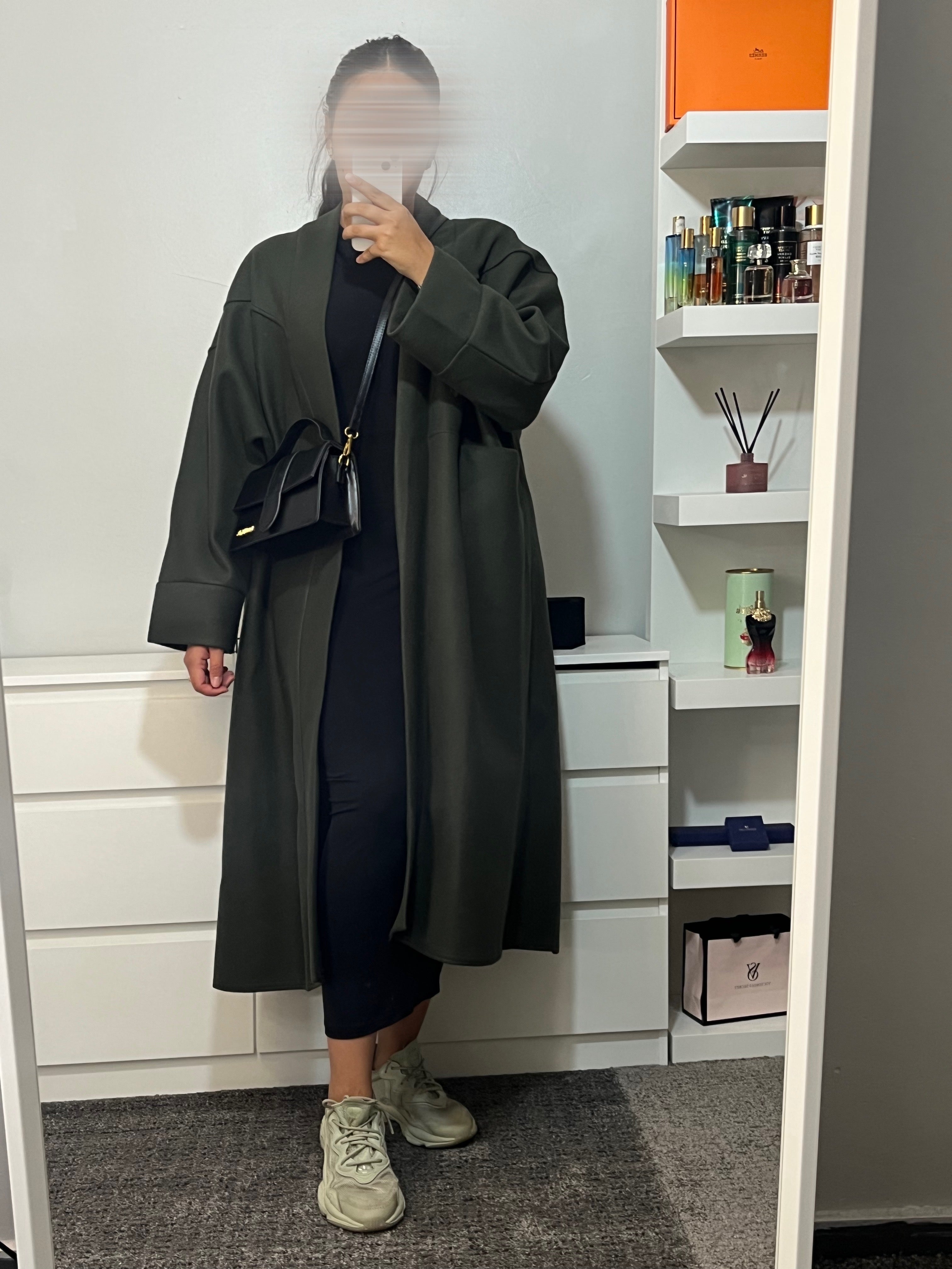 Abrigo Kimono Tokyo verde kaki