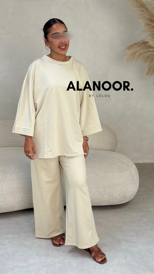 CONJUNTO OVERSIZE BEIGE