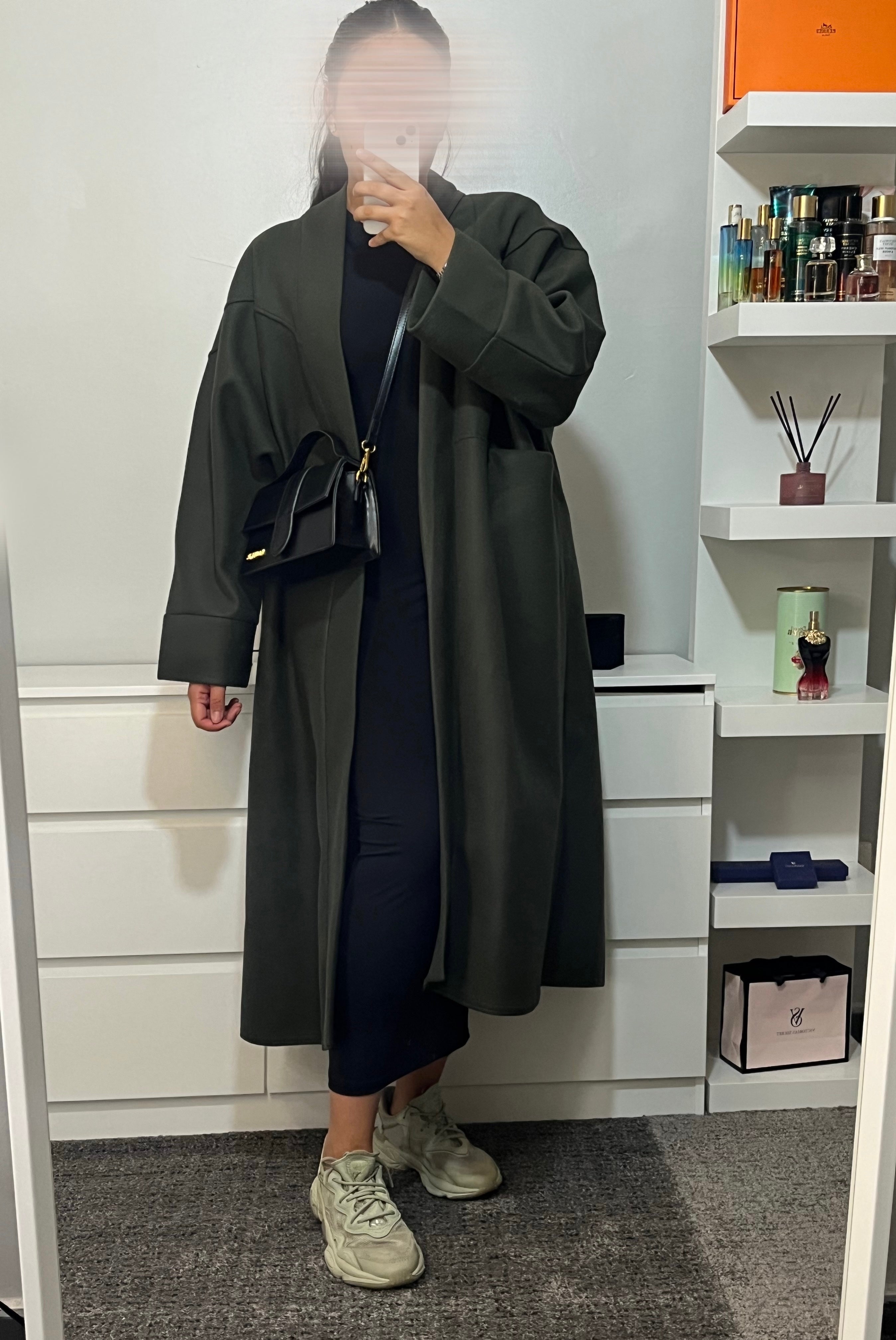 Abrigo Kimono Tokyo verde kaki