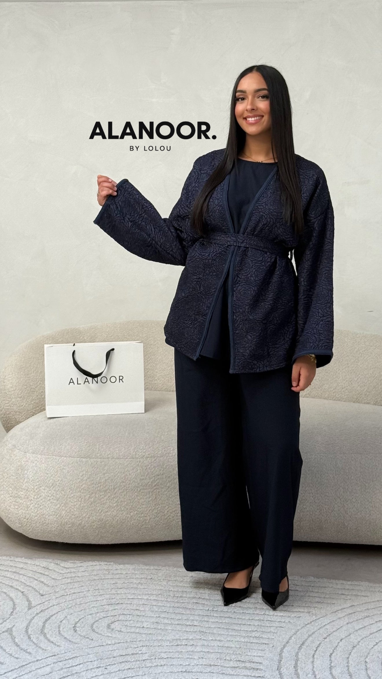 CONJUNTO BORDADO AZUL