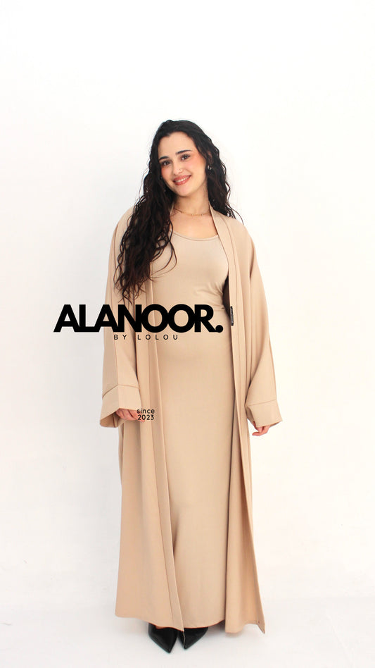 Kimono Largo Beige