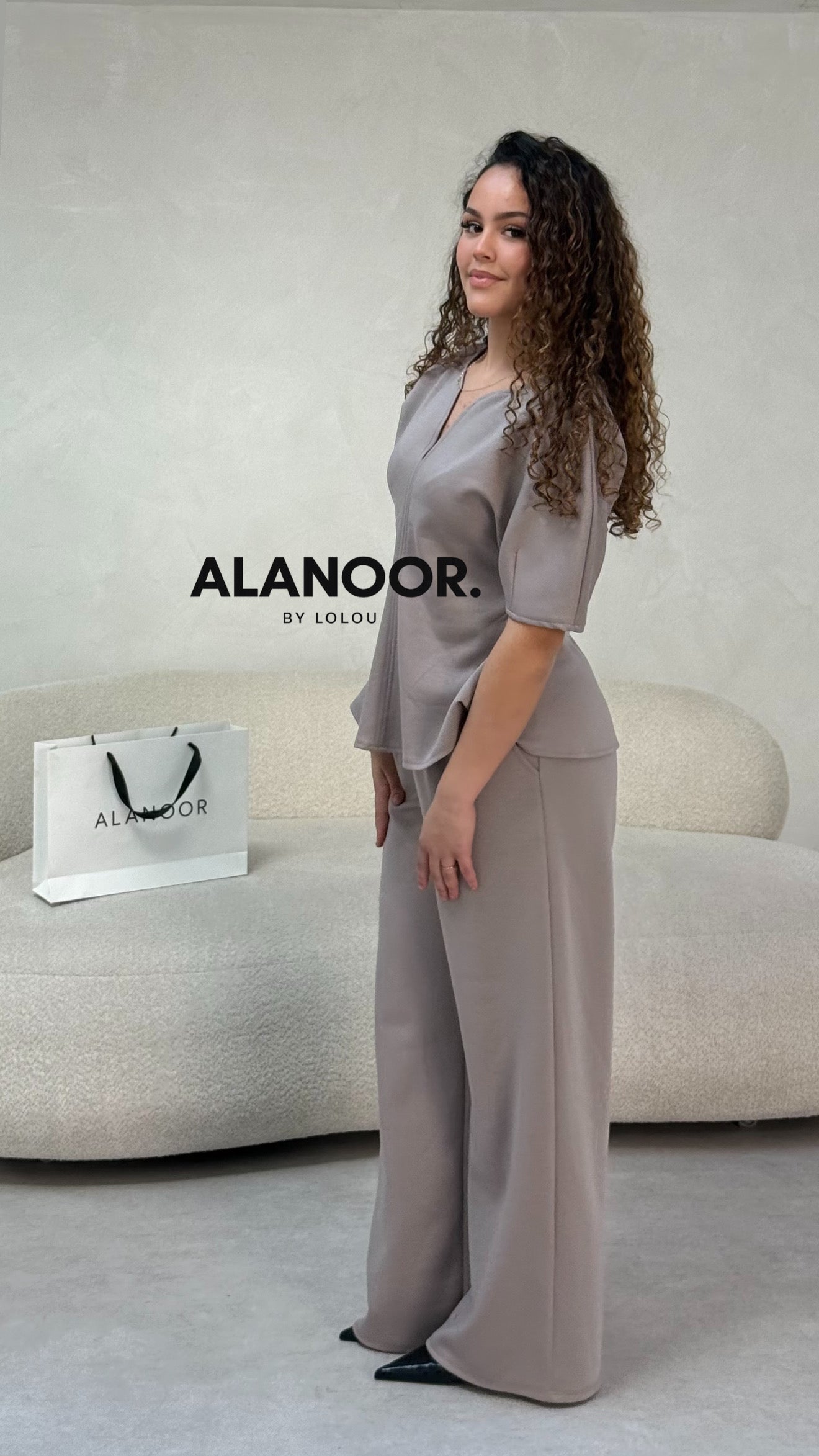 Conjunto Miss Taupe