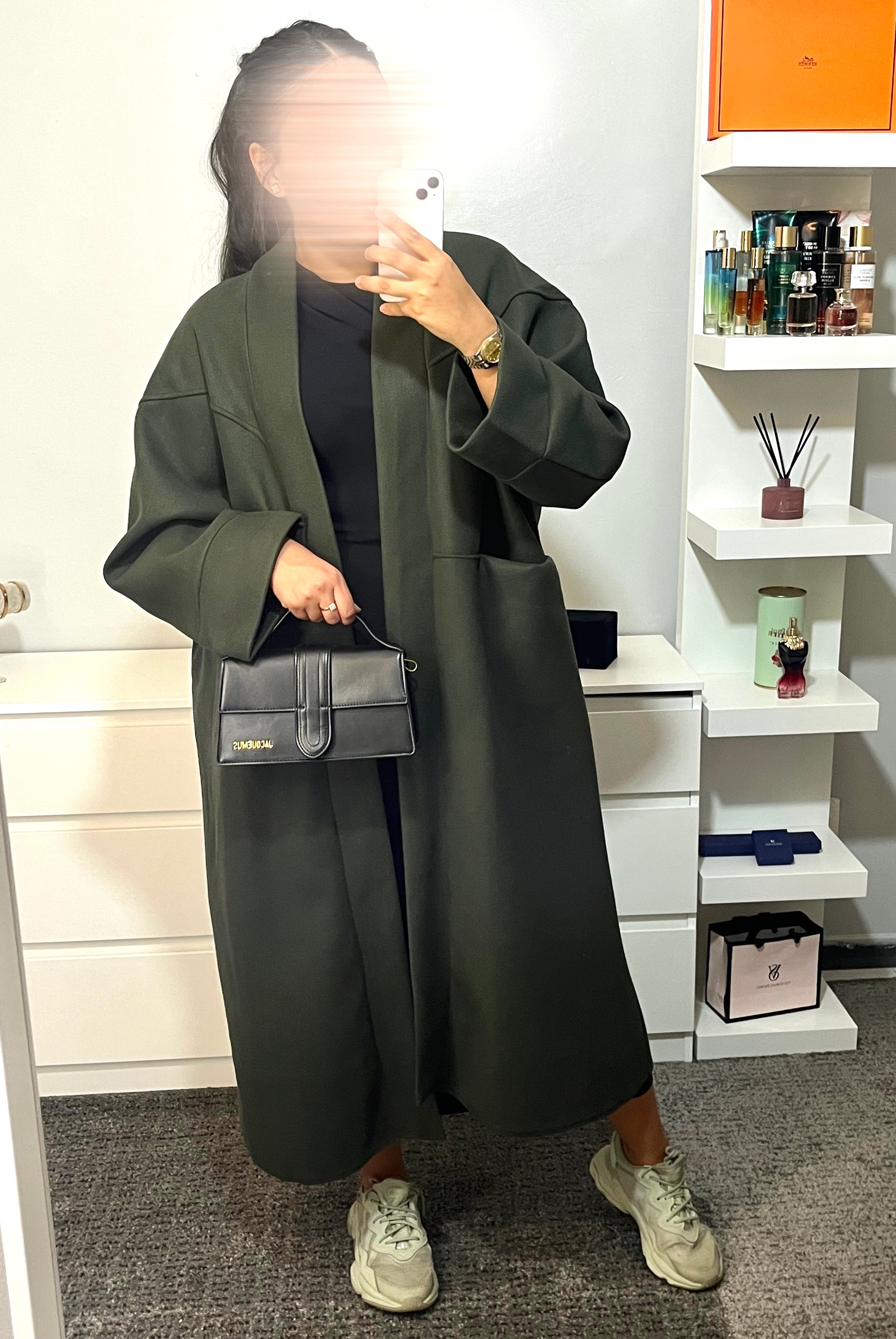 Abrigo Kimono Tokyo verde kaki