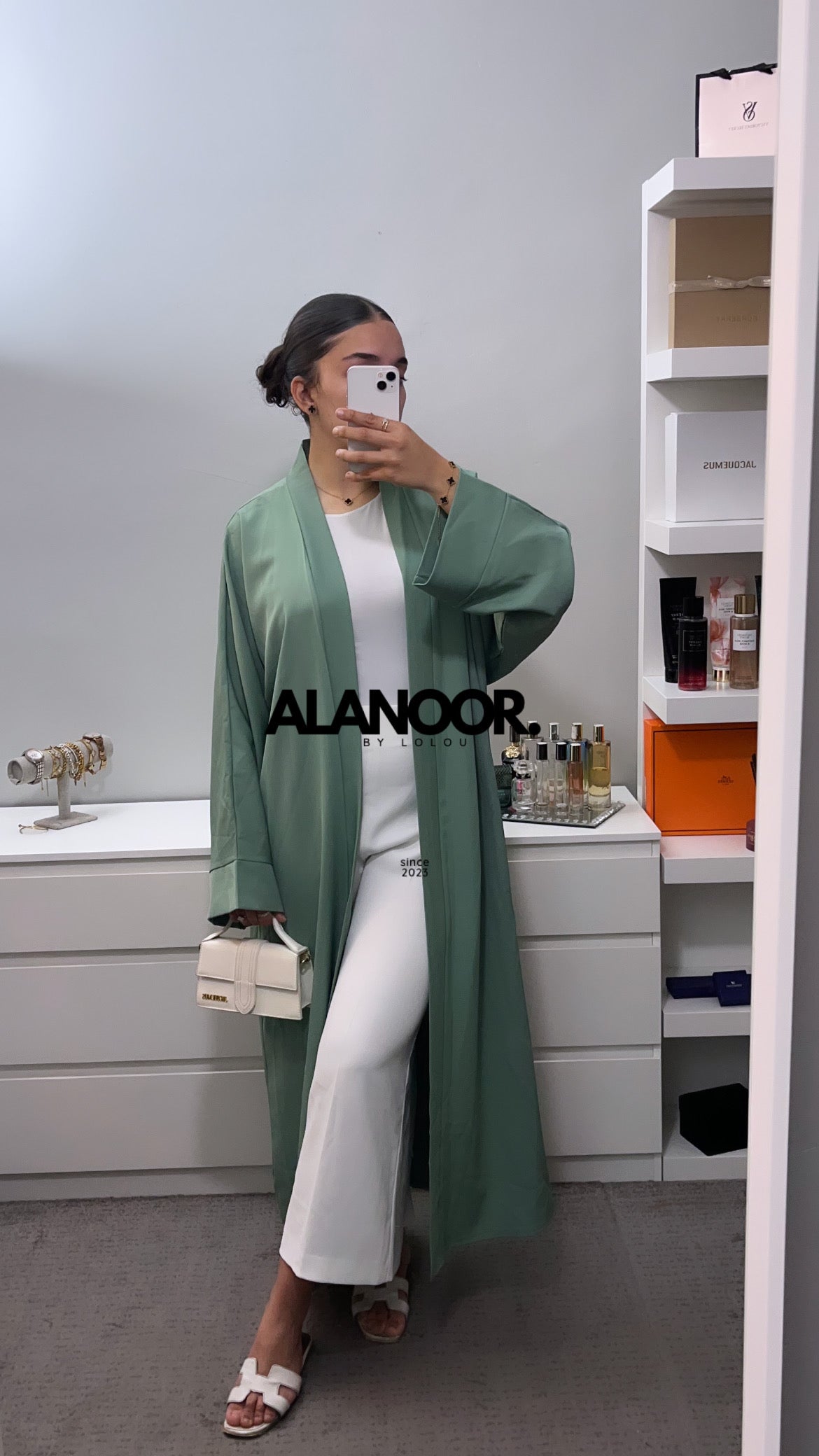 Kimono Gio verde agua