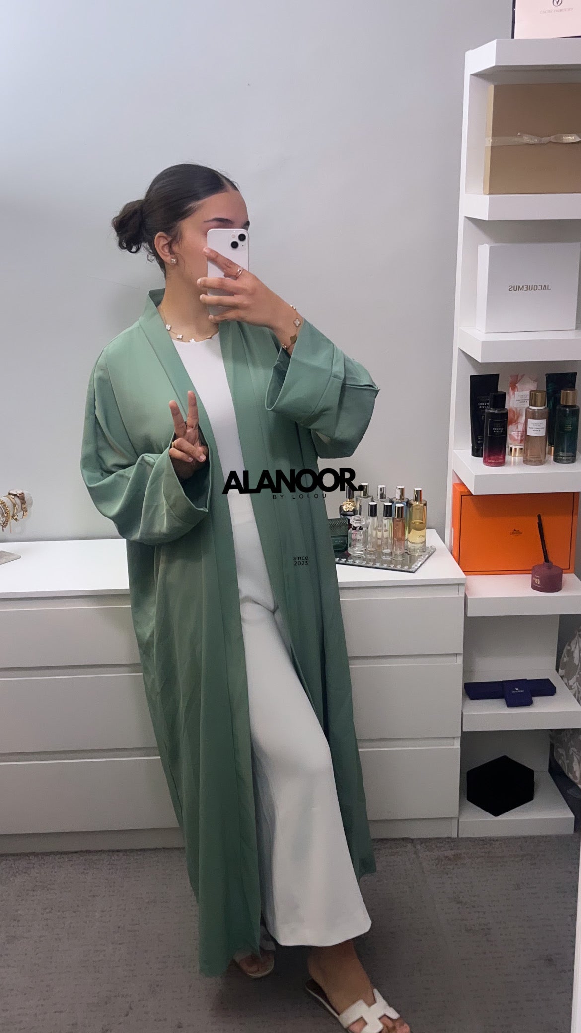 Kimono Gio verde agua