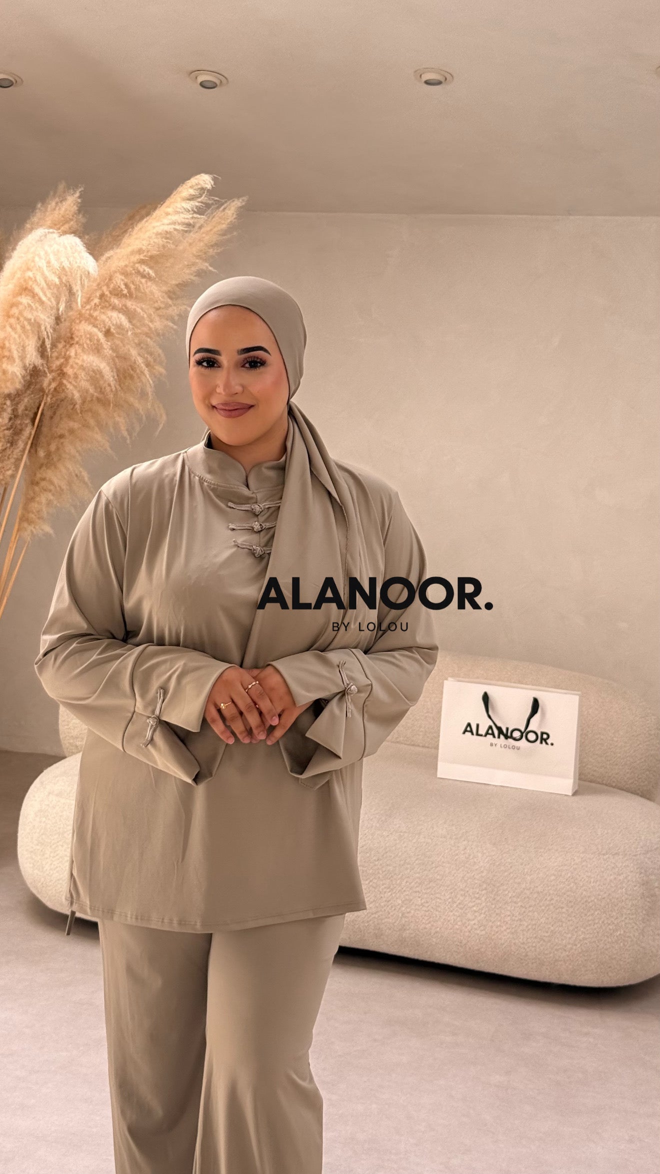 Burkini 3 piezas Taupe