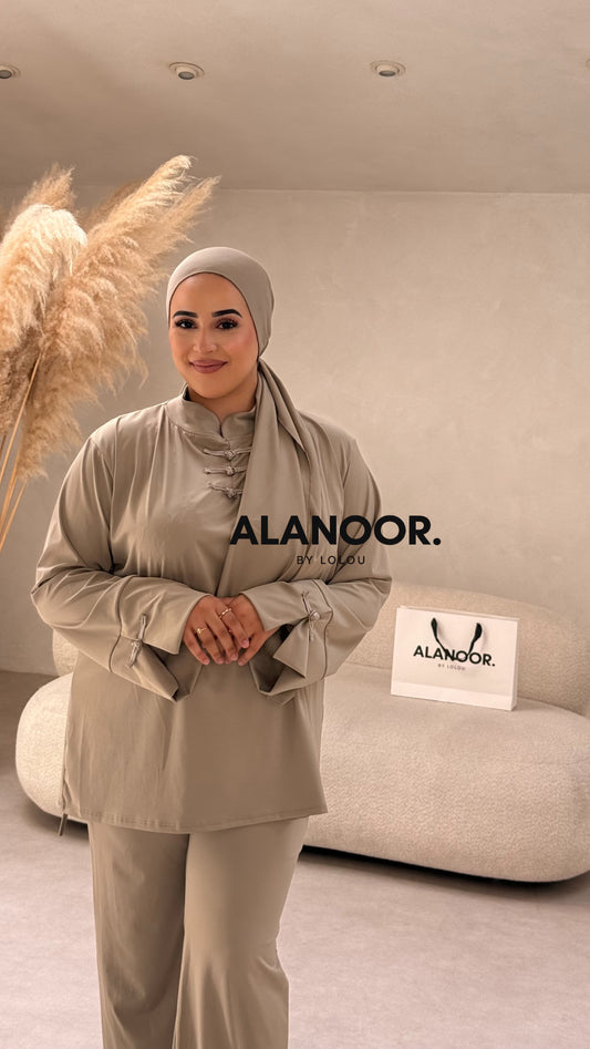 Burkini 3 piezas Taupe