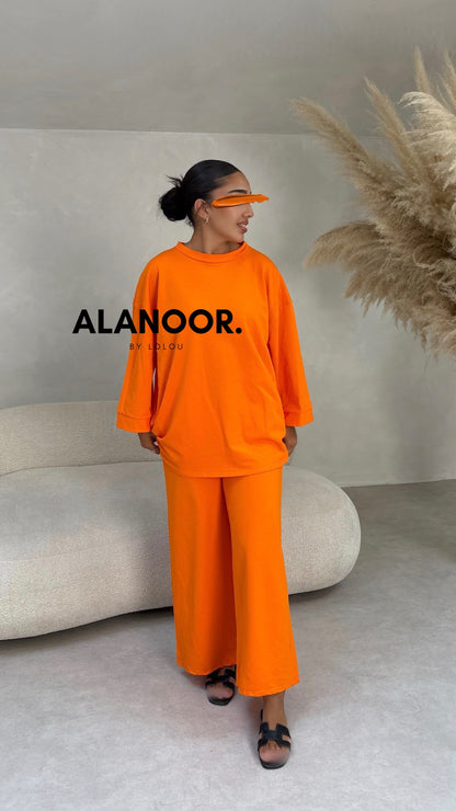 CONJUNTO OVERSIZE NARANJA