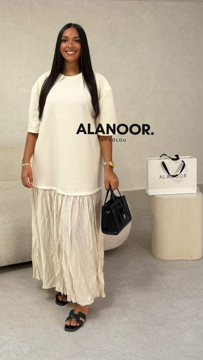 VESTIDO AMIRA BEIGE