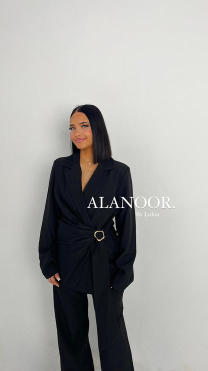 CONJUNTO BLAZER LAZO NEGRO