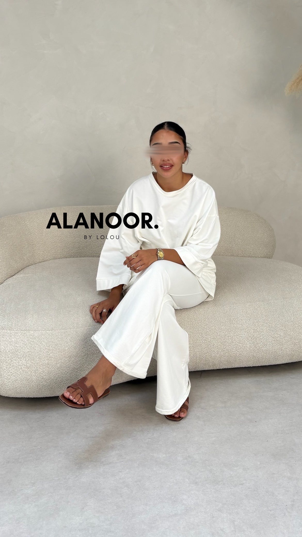 CONJUNTO OVERSIZE BLANCO