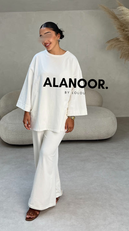 CONJUNTO OVERSIZE BLANCO