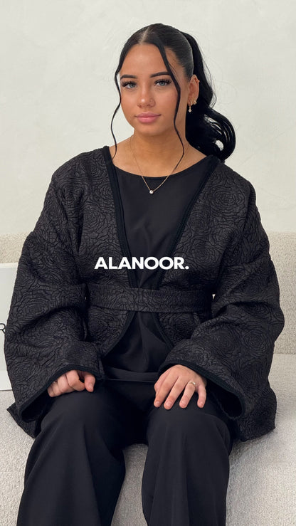 CONJUNTO BORDADO NEGRO