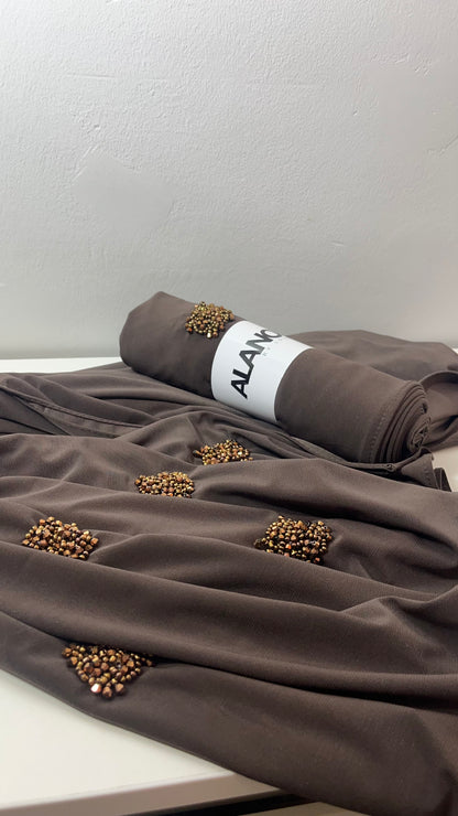Hijab Jersey premium MARRÓN TIERRA