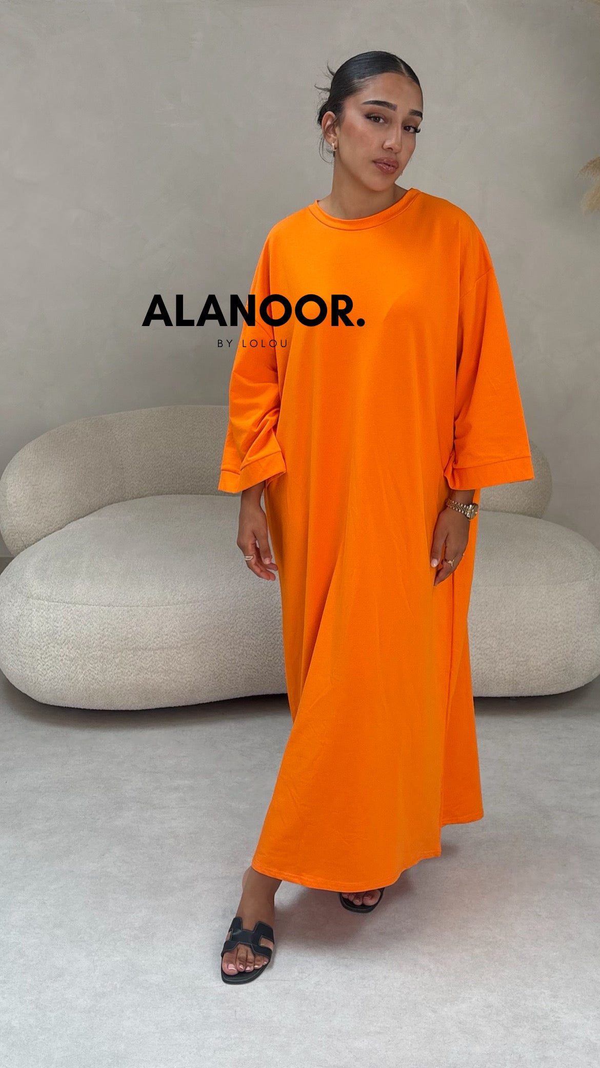 Vestido Liyana NARANJA