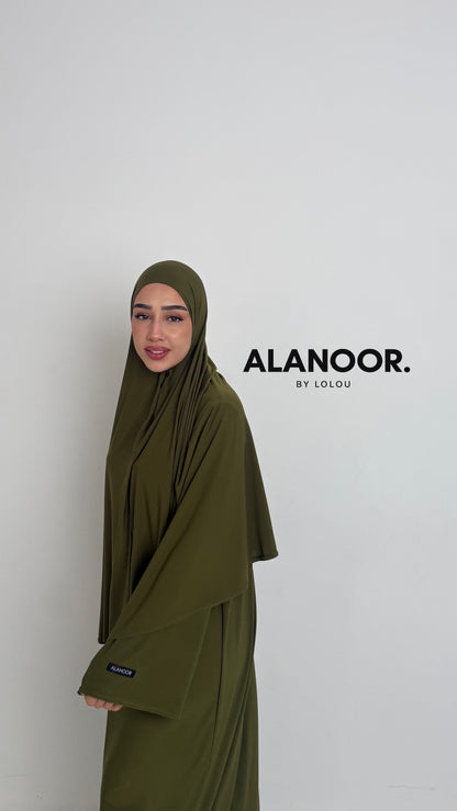 CONJUNTO KHIMAR JERSEY VERDE