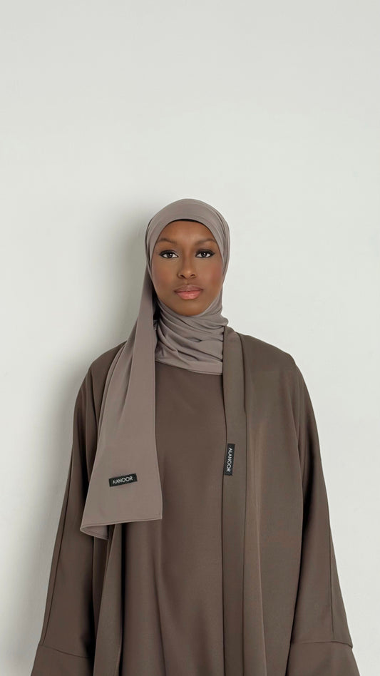 Hijab jersey premium TAUPE