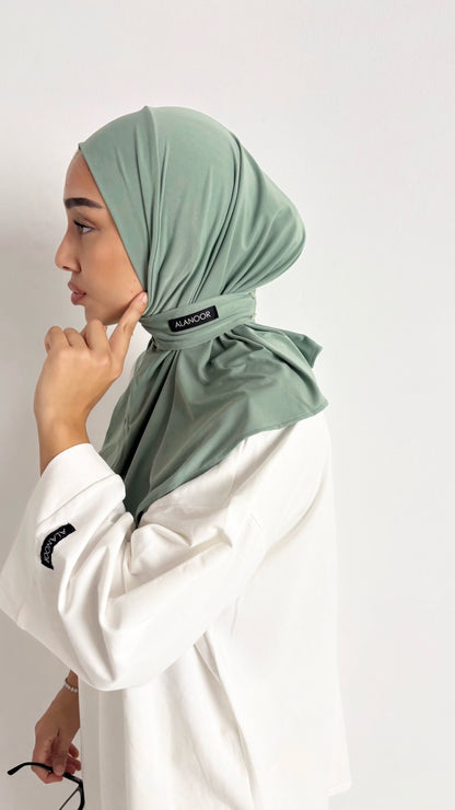 Hijab Instant ALANOOR verde salvia